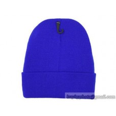 Blank Beanie Knit Hats Caps Blue 6