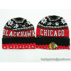 Chicago Blackhawks Beanies Knit Hats (2)