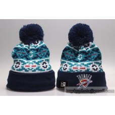 Oklahoma City Thunder Beanies Knit Hats Winter Regular Pattern